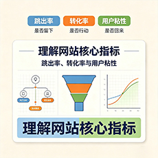 滨州建站-理解网站核心指标:跳出率、转化率与用户粘性