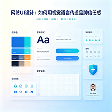 滨州建站-网站UI设计：如何用视觉语言传递品牌信任感